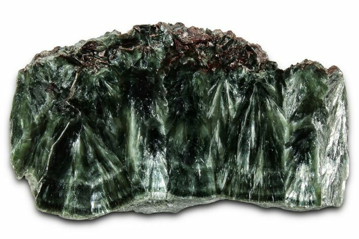 Polished Seraphinite Slab - Korshunovkiy Mine, Siberia #354287